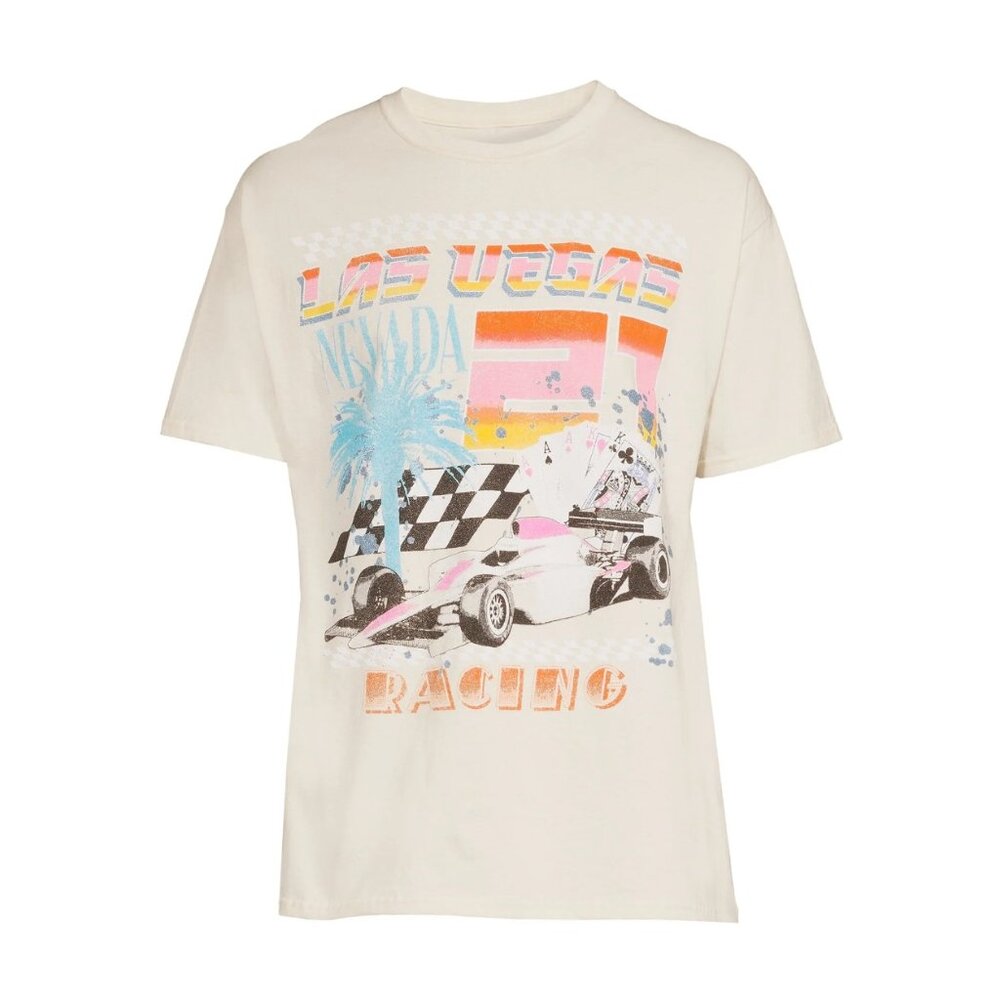 MENS CREWNECK LAS VEGAS RACING T-SHIRT -